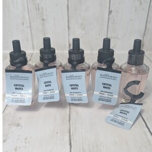 Bath & Body Works Wallflowers Refill 5 Pack Crystal Waves New Fresh Water Lemon